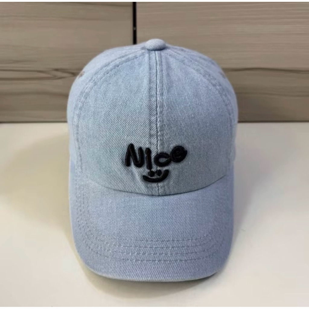 Mũ bucket jean cao cấp cho bé 4-9 tuổi - Nón vành tròn rin thêu mặt cười nhỏ siêu đẹp cho bé trai gái