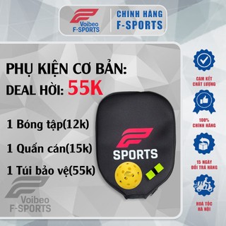 DEALS HỜI KHI MUA KÈM VỢT COMBO PHỤ KIỆN PICKLEBALL VOIBEO F-SPORT – DEAL HỜI CHO NGƯỜI CHƠI THỰC TẾ
