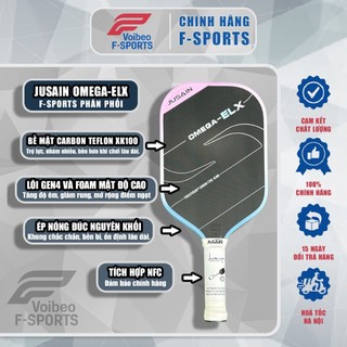 (Hàng Cao Cấp) Vợt Pickleball Jusain Tera Full Foam, Omega, Arena Master, VX Series IV Gen 3 – Trợ Lực & Kiểm Soát Tốt