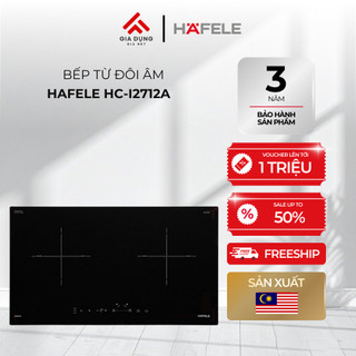 Bếp Từ Đôi Lắp Âm 2 Vùng Nấu Hafele HC-I2712A (536.61.716) - Ceramic-Scott Ceran - Công suất 4200W - Bảo hành 36 tháng