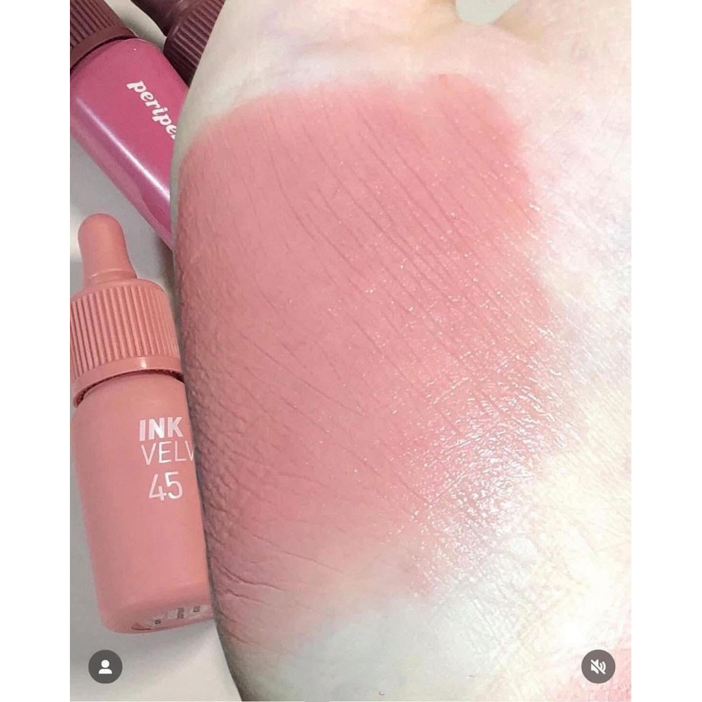 [AUTH 100%] SON PERIPERA INK VELVET #45 #30 #43 PINK BEIGE NUDE