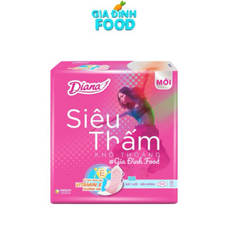 BĂNG vệ sinh Diana Ngày/ Đêm siêu thấm mỏng cánhh