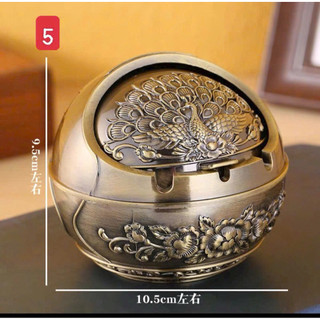Gạt Tàn Để Bàn Chất Liệu Hợp Kim Đồng Trang Trí Bàn Làm Việc, Decor Quà Tặng
