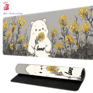 ( TẶNG SET 10 KHẨU TRANG) Miếng lót chuột Nhéo Má Shiba 80x30 hoạt hình dễ thương chống nước cực êm Meili Store