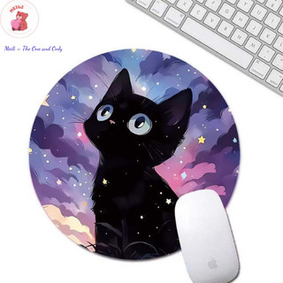 ( TẶNG SET 10 KHẨU TRANG) Miếng lót chuột Mèo Mơ Mộng tròn dễ thương chống nước cực êm MEILI STORE