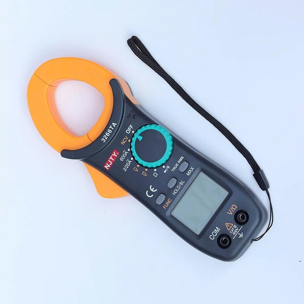 Ampe kìm NJTY [3266TA] đồng hồ kẹp dòng vạn năng ampe kế đo thông mạch kiểm tra diode điện trở