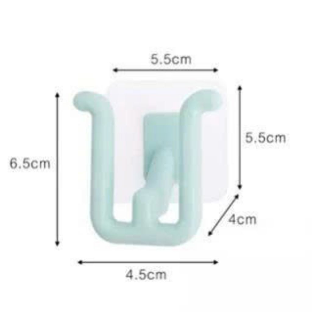 Combo 5 móc treo giày dép hình chữ U dán tường đa năng tiện lợi