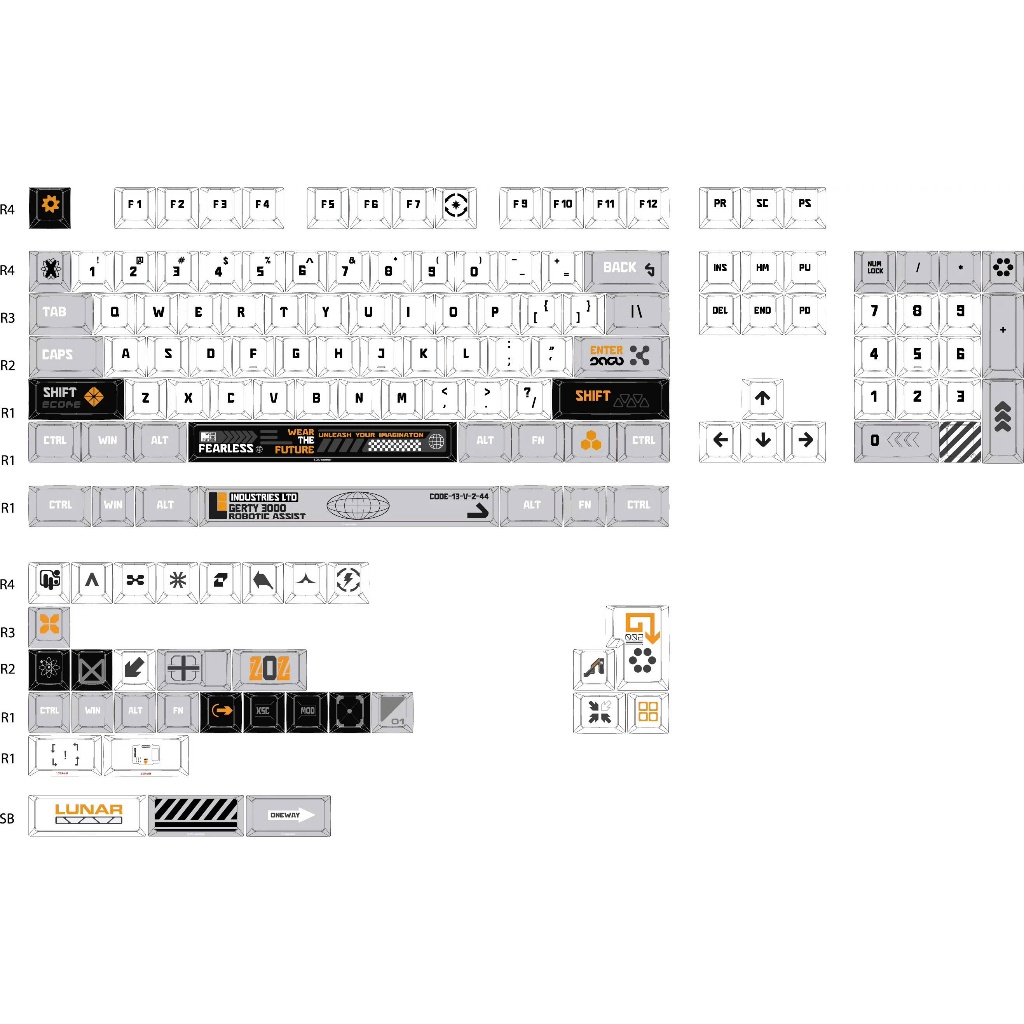 Keycap FKKeys ST Future Manufacturing | Chất liệu PBT | Profile Cherry | Keyboard Studio | BigBuy360 - bigbuy360.vn