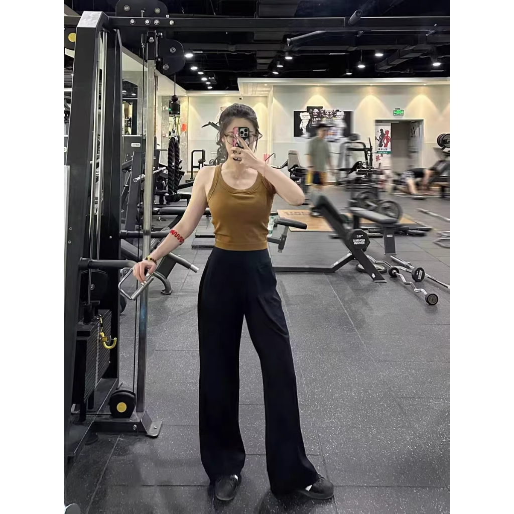 MOXY SPORTSWEAR Quần Ống Suông Nữ Thể Thao Tập Gym, Cạp Cao Co Giãn 4 Chiều, Vải Siêu Nhẹ Thoáng Khí, Che Bụng Tôn Dáng | BigBuy360 - bigbuy360.vn