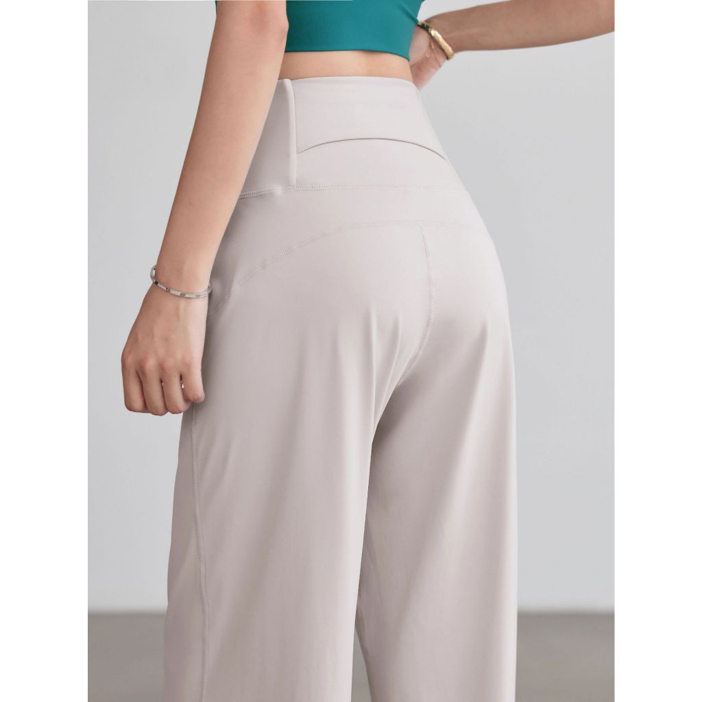 MOXY SPORTSWEAR Quần Ống Suông Nữ Thể Thao Tập Gym, Cạp Cao Co Giãn 4 Chiều, Vải Siêu Nhẹ Thoáng Khí, Che Bụng Tôn Dáng | BigBuy360 - bigbuy360.vn