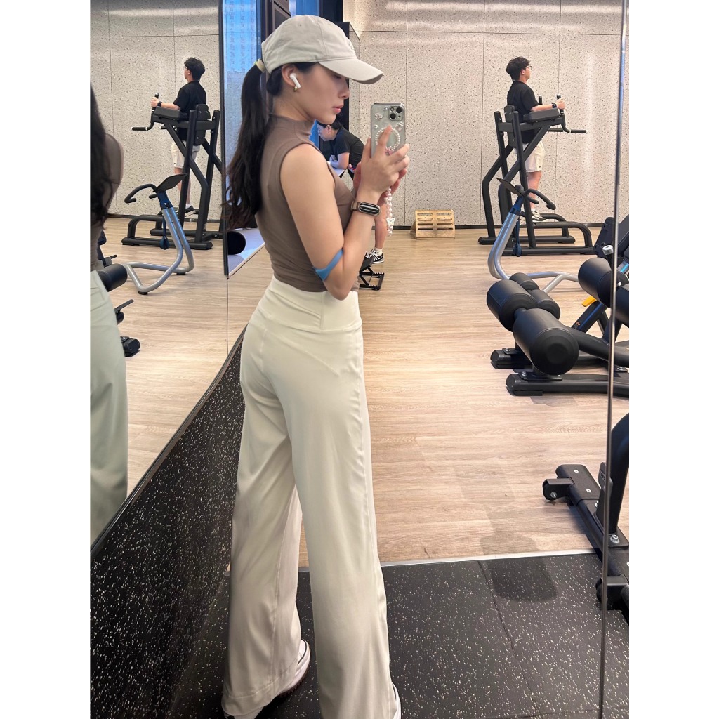 MOXY SPORTSWEAR Quần Ống Suông Nữ Thể Thao Tập Gym, Cạp Cao Co Giãn 4 Chiều, Vải Siêu Nhẹ Thoáng Khí, Che Bụng Tôn Dáng | BigBuy360 - bigbuy360.vn