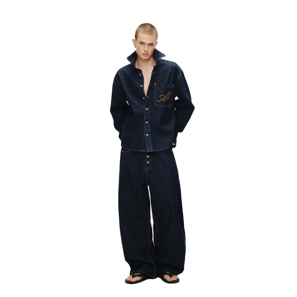 QUẦN "ALFAER" AUBERT BAGGY JEANS - INDIGO | BigBuy360 - bigbuy360.vn