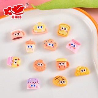 Set charm mini: Tiệm bánh mini- Charm gắn dép, charm gắn bình nước, charm gắn phụ kiện DIY