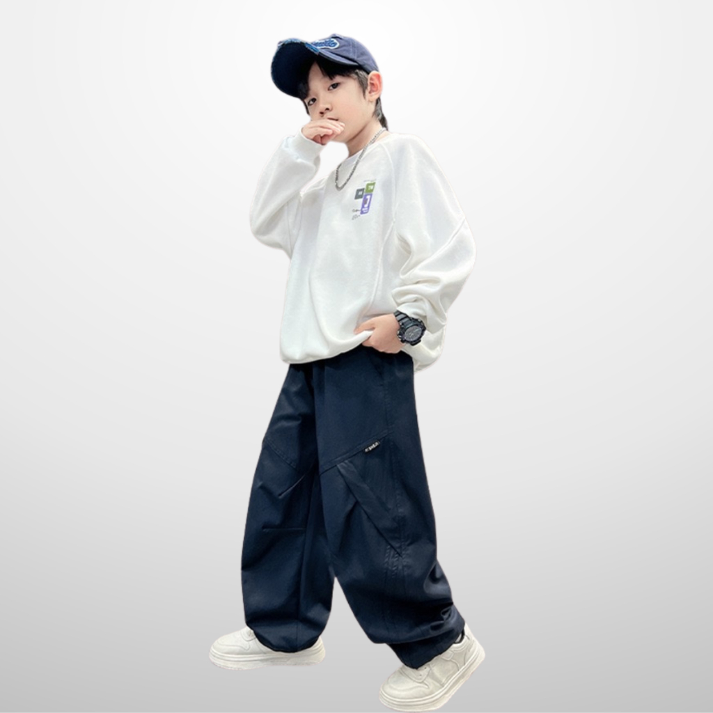 Quần Kaki túi hộp, Phong Cách hip hop Đường Phố Cho Bé Trai, Bé Gái | JJ Kids Fashion
