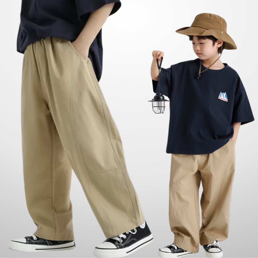 Quần Kaki túi hộp, Phong Cách hip hop Đường Phố Cho Bé Trai, Bé Gái | JJ Kids Fashion