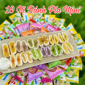 Bánh Pía Mini 10 Vị Sóc Trăng – Đặc Sản Miền Tây Chuẩn Vị Truyền Thống