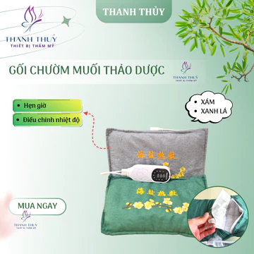 Túi chườm muối thảo dược | Túi chườm muối đá biển làm nóng bằng điện | Gối chườm ngải thảo dược