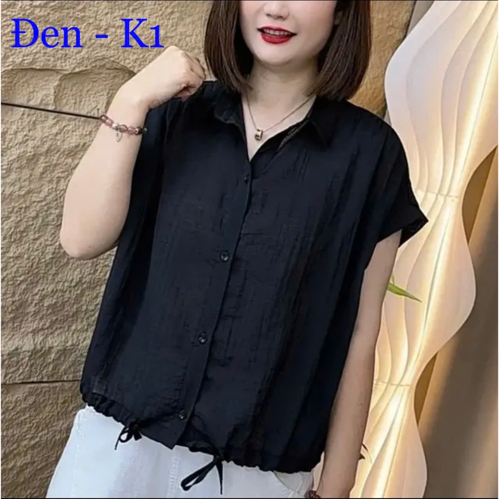 K01- Áo Nữ Mềm Mại, Mặc Mùa Hè, Phom Suông Dễ Mặc, Chất Liệu Xước Tơ Nhật Mềm, Mát Giặt Tay Máy Vô Tư Đơn Giản Tinh Tế.