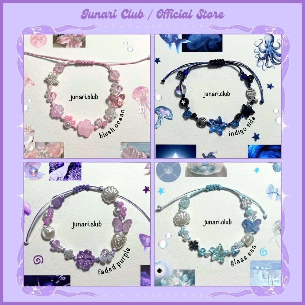 Vòng tay handmade đại dương, vòng dây sáp biển cả nhiều màu - Junari ...