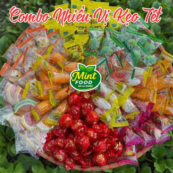 [Combo Tết] Mix Hơn 15 Vị Kẹo Dẻo Thập Cẩm