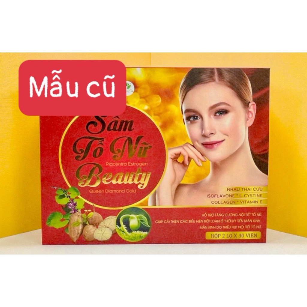 ✅(chính hãng) sâm Ngọc nữ queen spa hỗ trợ đẹp da, cân bằng nội tiết, hộp 2 lọ tổng 60v (date mới)