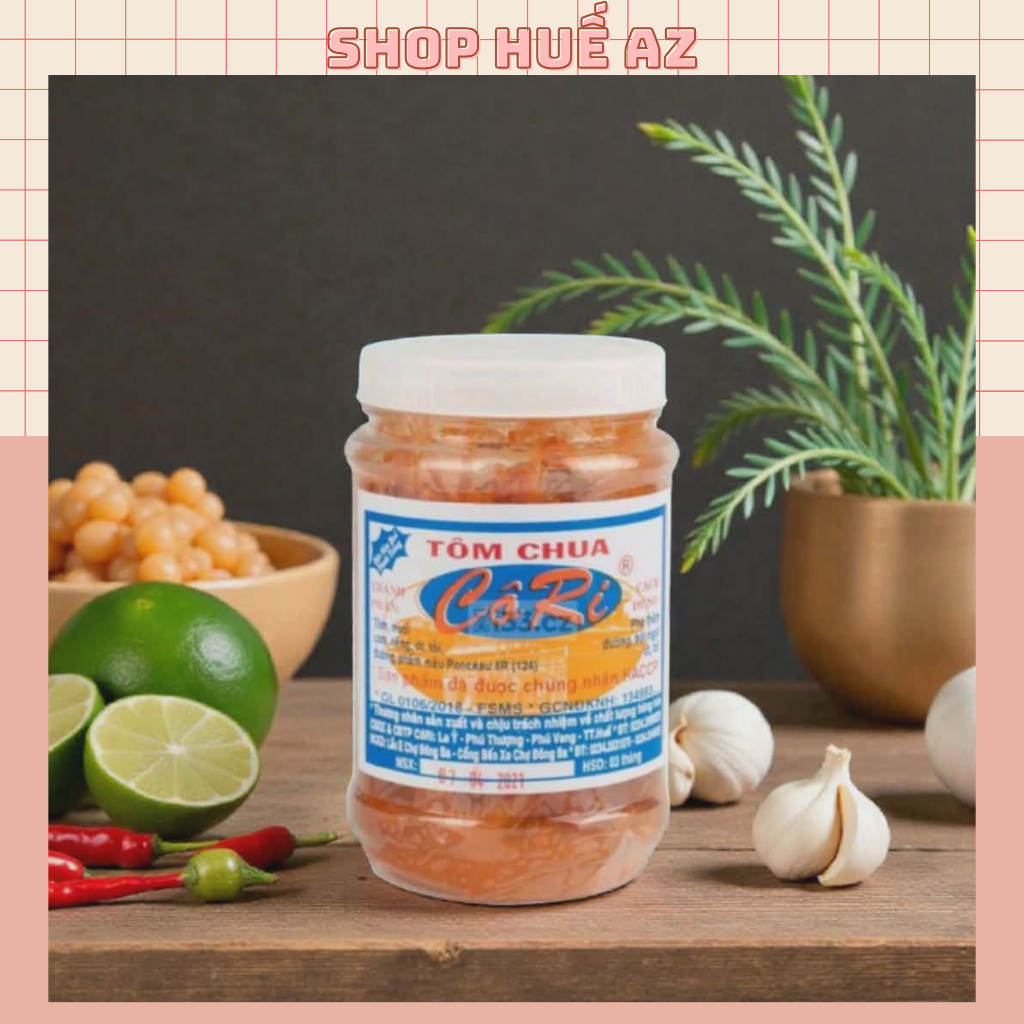 Tôm chua Cô Ri 500g - Đặc sản Huế