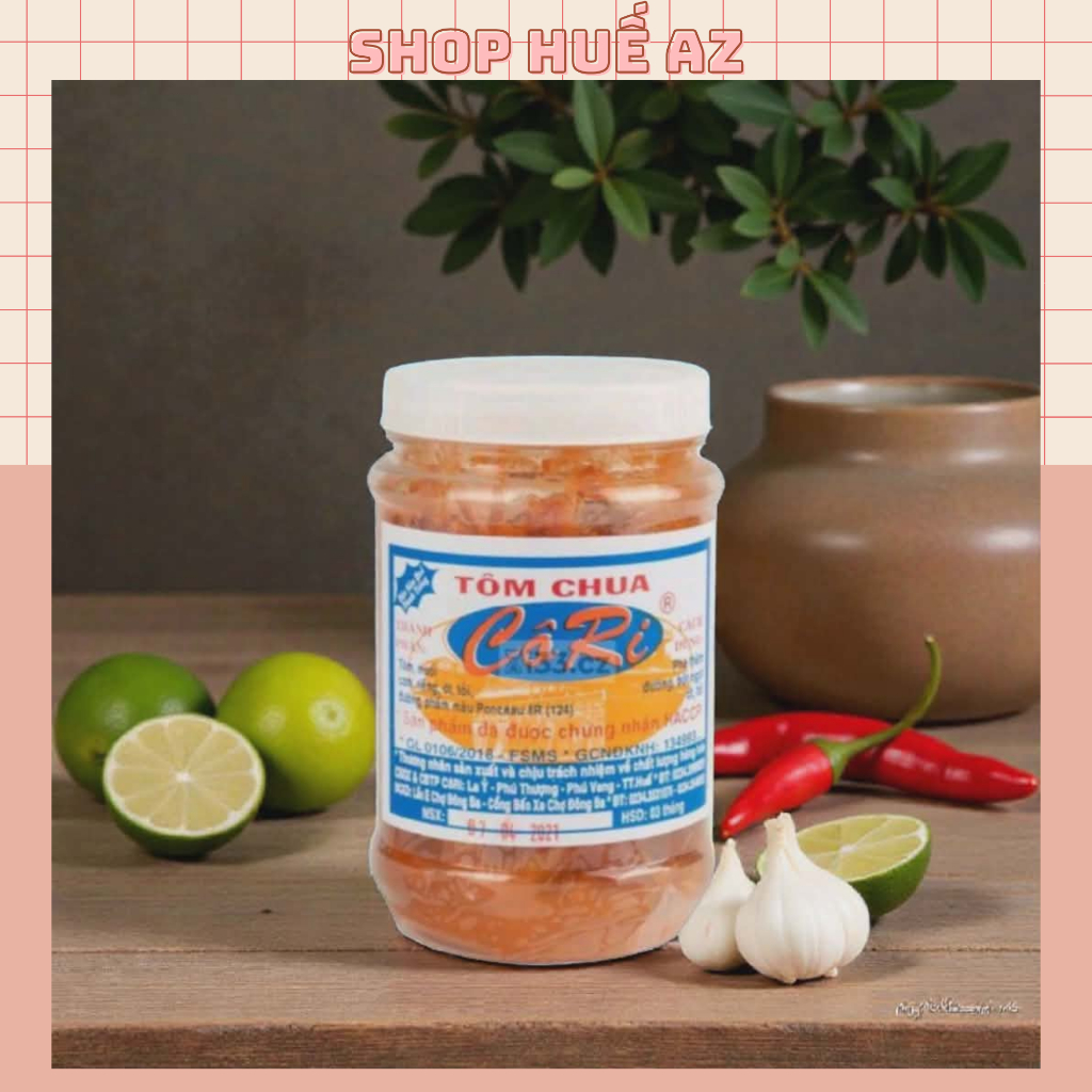 Tôm chua Cô Ri 500g - Đặc sản Huế