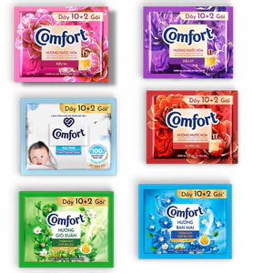Bán Combo 10 Dây Nước xả vải Comfort dạng gói 10+2 gói – Nhiều hương thơm cao cấp, lưu hương lâu, mềm vải vượt trội