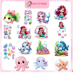 Hình ủi nhiệt quần áo em bé,nhiều mẫu nhiều size,ủi tại nhà bằng bàn ủi-theo yêu cầu gửi mẫu cho shop