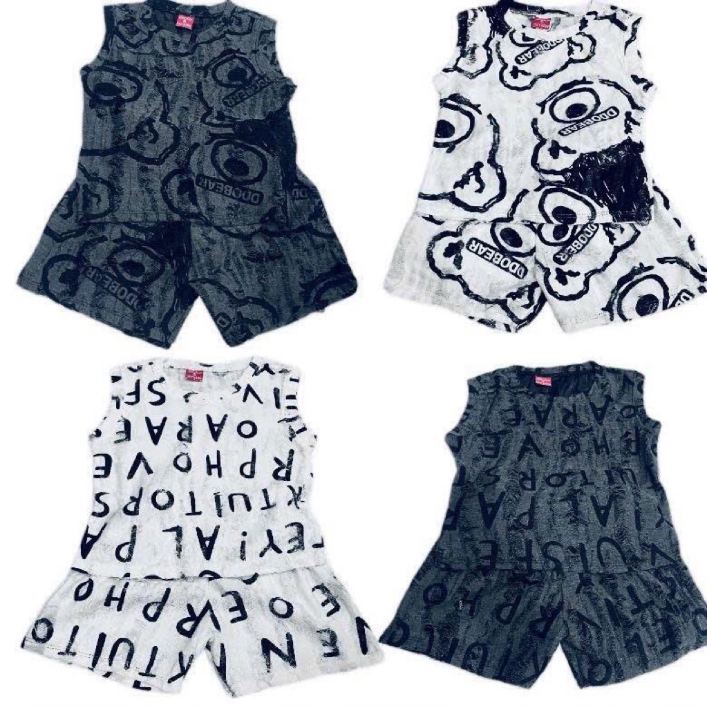 Combo 2 bộ đũi xước mềm mịn ,phong cách mới cho bé yêu