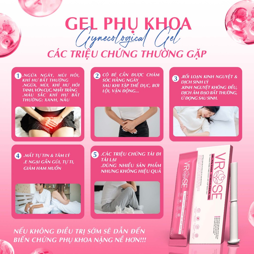 Chất lượng Gel vệ sinh phụ nữ VROSE