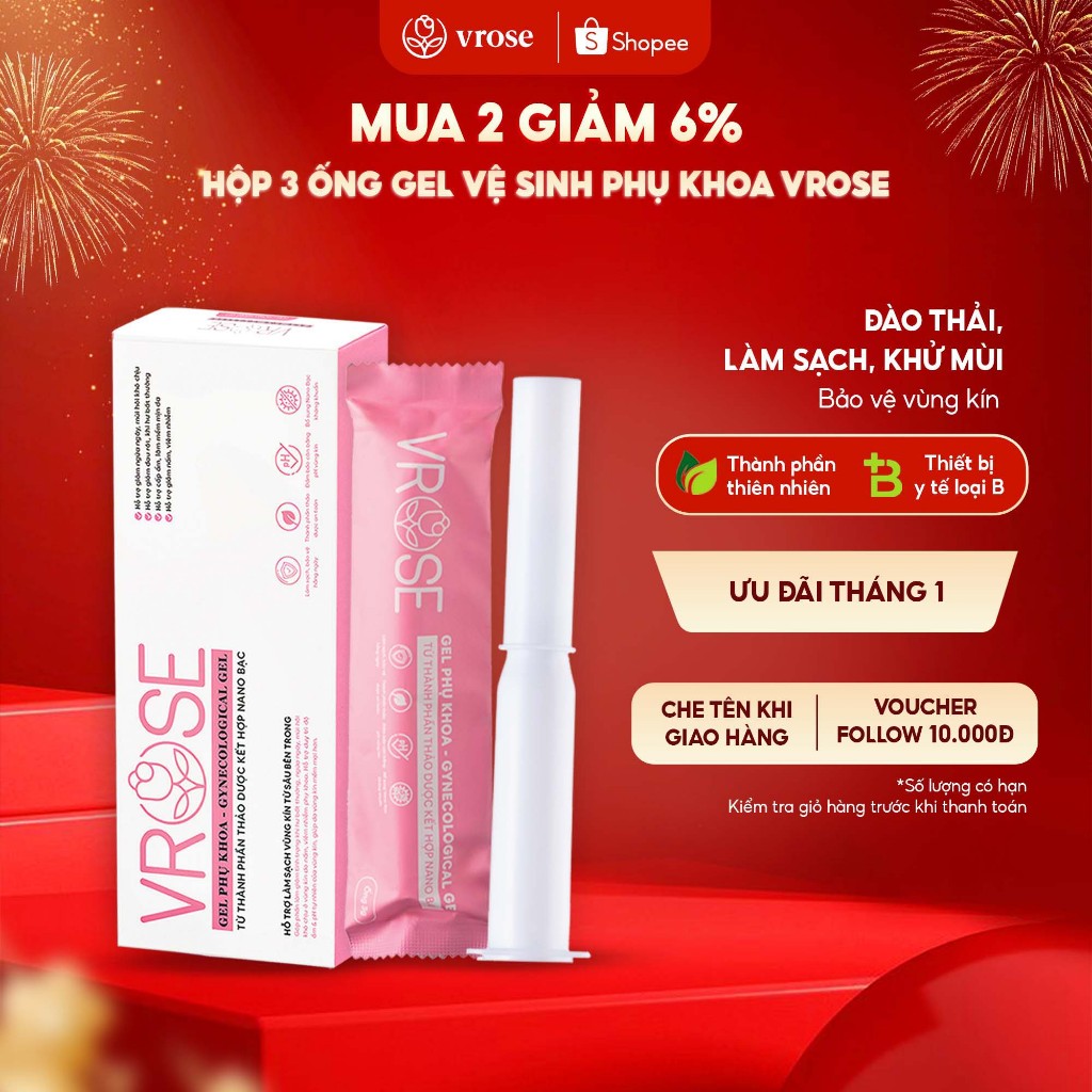 Gel Vệ Sinh Phụ Nữ VROSE - Hình ảnh thực tế