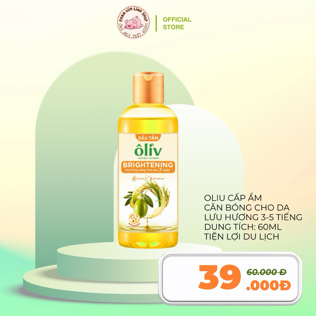 Dầu tắm oliu mini 60ml dành cho da nhảy cảm da khô [hoả tốc]