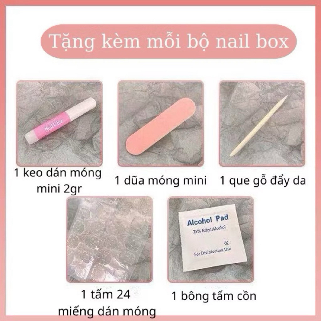 ( hỏa tốc) NAIL BOX SƠN GEL CÔ DÂU HOA TRẮNG