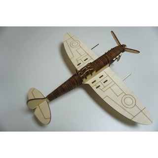 HDLaser Mô Hình Máy Bay Gỗ DIY Lắp Ghép 3D – Puzzle Gỗ Trang Trí Bàn Làm Việc HDF003(30x20x10cm)
