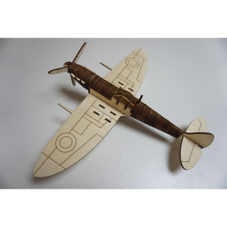 HDLaser Mô Hình Máy Bay Gỗ DIY Lắp Ghép 3D – Puzzle Gỗ Trang Trí Bàn Làm Việc HDF003(30x20x10cm)