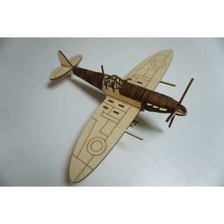 HDLaser Mô Hình Máy Bay Gỗ DIY Lắp Ghép 3D – Puzzle Gỗ Trang Trí Bàn Làm Việc HDF003(30x20x10cm)