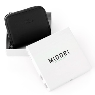 Ví Da PU Ngang Monogram VERITY Nam Nữ Bóp Đựng Tiền Thẻ Nhiều Ngăn | MIDORI FOR MAN