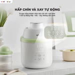 Máy Xay Ăn Dặm Tự Động Nấu BEAR 0.35L, Máy Xay Nấu Ăn Dặm Cho Bé Cối Inox Toàn Phần Khép Kín Máy Xay Ăn Dặm BFM-045KN — ảnh 2