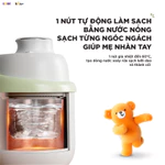 Máy Xay Ăn Dặm Tự Động Nấu BEAR 0.35L, Máy Xay Nấu Ăn Dặm Cho Bé Cối Inox Toàn Phần Khép Kín Máy Xay Ăn Dặm BFM-045KN — ảnh 8