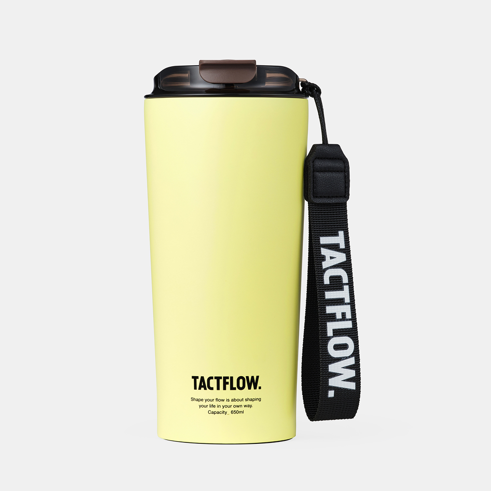 Bình giữ nhiệt TACTFLOW Ceramic TFB dung tích 650ml bằng thép không gỉ phủ sứ kèm quai xách - Nhiều màu