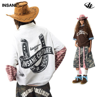 Áo Thun InsaneClo HORSESHOE TEE Form Unisex Vải Thun Cotton