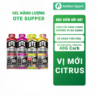 Gel Năng Lượng OTE Super Gel - Dùng Cho Chạy Bộ, Đạp Xe, Cung Cấp các chất điện giải