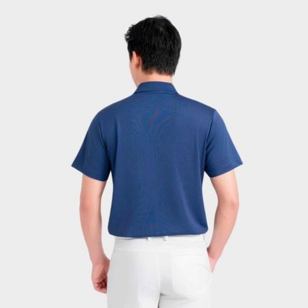 Áo Polo Nam Xanh Tím Than Insidemen Trung Niên Dáng Rộng IPS099EGP01