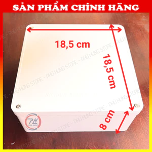 Hộp nối dây điện 18.5x18.5x8 SP Sino Vanlock chính hãng – Hộp kỹ thuật, đế lắp camera, chống cháy