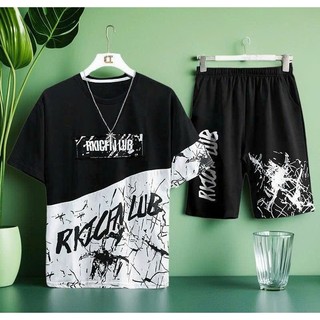 Bộ Thun Mè Cho nam nữ Quần Áo LUB & Bé trai Gái Dễ Thương Màu đen, trắng - DTB C1