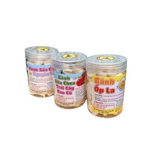 Combo 3 hũ bánh ăn dặm dùng thử cho bé ( sc nguyên vị + sc mix vị +  sc trứng ốp la ) hộp 300 ml ( ko phải 300g)