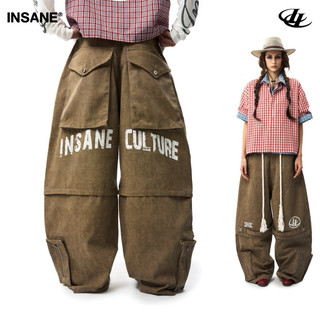 Quần Dài InsaneClo STRAP PANTS Form Baggy Unisex Vải Bố Cotton