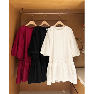 Pony dress - Đầm linen babydoll 1 tầng Ma Vie