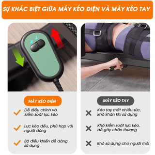 [Tặng thảm massage]Máy kéo giãn cơ lưng, cột sống Rowanto D11 giảm áp lực lên cơ lưng